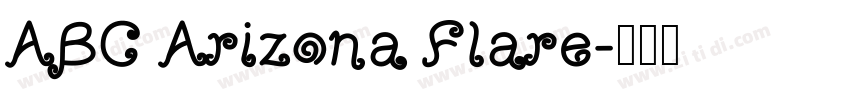 ABC Arizona Flare字体转换